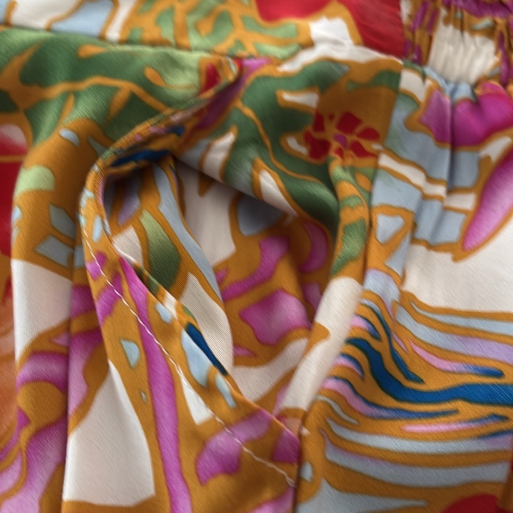 Cynthia Rowley Multicolor Floral Trousers - Picture 5 of 7